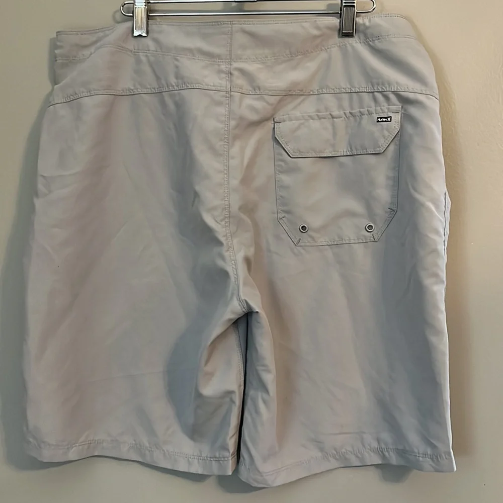 NWOT Hurley Men's Americana Icon Solid Grey Boardshort Size 34